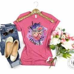 Hustle & Heart NC Valentine's Day Love Struck Anatomical Heart