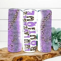 Hustle & Heart NC Lulu Lavendar Boutique Completed 20oz Skinny Tumbler