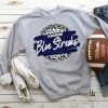 Hustle & Heart NC Madison Blue Streaks Leopard Circle