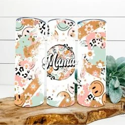 Hustle & Heart NC Mama Boho Completed 20oz Skinny Tumbler
