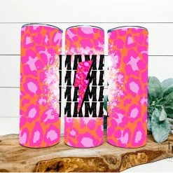 Hustle & Heart NC MAMA Completed 20oz Skinny Tumbler