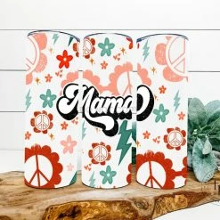 Hustle & Heart NC Mama Completed 20oz Skinny Tumbler