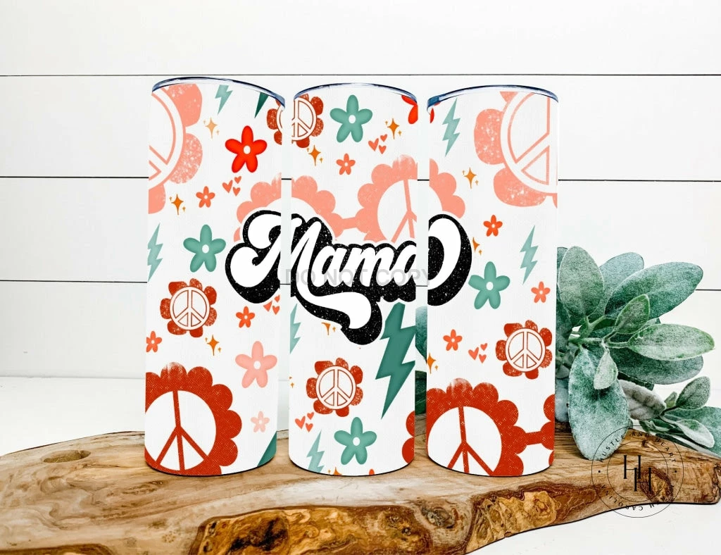 Hustle & Heart NC Mama Completed 20oz Skinny Tumbler