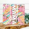 Hustle & Heart NC Tumbler Of The Week Mama Summer Brushstrokes Completed 20oz Skinny Tumbler