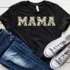 Hustle And Heart NC Mama Volleyball Faux Chenille Letters Graphic Tee