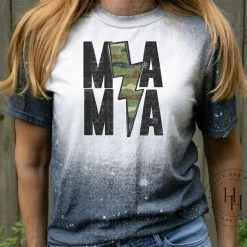 Hustle & Heart NC Mama/Mini Lightning Bolt - SUBLIMATION TRANSFER