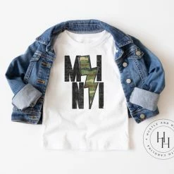 Hustle & Heart NC Mama/Mini Lightning Bolt - SUBLIMATION TRANSFER