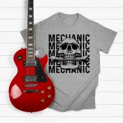 Hustle And Heart NC Mechanic Graphic Tee