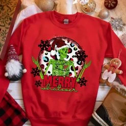 Hustle & Heart NC Merry Whatever Graphic Tee Christmas