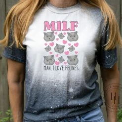 Hustle & Heart NC Transfers MILF Man I Love Felines - SUBLIMATION TRANSFER