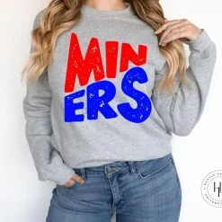 Hustle And Heart NC Miners No Bolt Graphic Tee