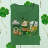 Hustle & Heart NC St Patty's Day Drinks St Patricks Day Graphic Tee St. Patrick's Day