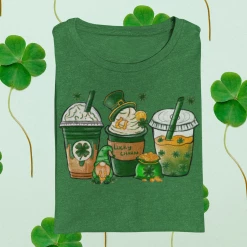 Hustle & Heart NC St Patty's Day Drinks St Patricks Day Graphic Tee St. Patrick's Day