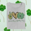 Hustle & Heart NC Peace Love Patty's Day Graphic Tee