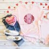 Hustle & Heart NC Mixed Valentine's Trio Monogram Monogram Tees