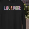 Hustle And Heart NC Lacrosse Colorful Graphic Tee