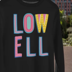 Hustle And Heart NC Lowell Colorful Graphic Tee