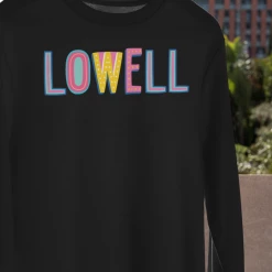 Hustle And Heart NC Lowell Colorful Graphic Tee