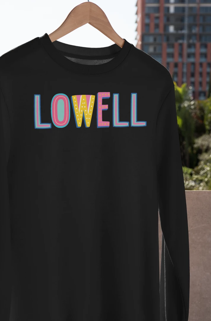Hustle And Heart NC Lowell Colorful Graphic Tee