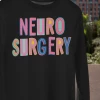 Hustle And Heart NC Neurosurgery Colorful Graphic Tee Colorful Block Mascots