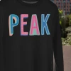 Hustle And Heart NC Peak Colorful Graphic Tee