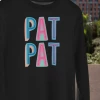 Hustle And Heart NC Pat Pat Colorful Graphic Tee Colorful Block Mascots