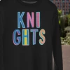Hustle And Heart NC Knights 2 Colorful Graphic Tee
