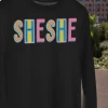 Hustle And Heart NC SheShe Colorful Graphic Tee