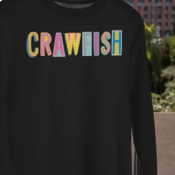 Hustle And Heart NC Crawfish Colorful Graphic Tee