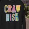 Hustle And Heart NC Crawfish Colorful Graphic Tee