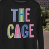 Hustle And Heart NC The Cage Colorful Graphic Tee Colorful Block Mascots