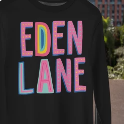 Hustle And Heart NC Eden Lane Colorful Graphic Tee