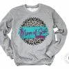 Hustle & Heart NC Mom Of Six Designs Teal/Pink