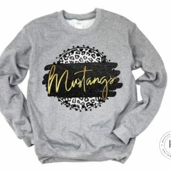 Hustle & Heart NC Mustangs Black And Gold