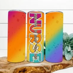 Hustle & Heart NC Nurse Completed 20oz Skinny Tumbler Tumbler Of The Week