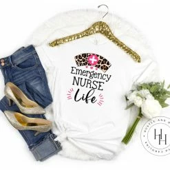Hustle & Heart NC Transfers Nurse Life Leopard Hat - SUBLIMATION TRANSFER