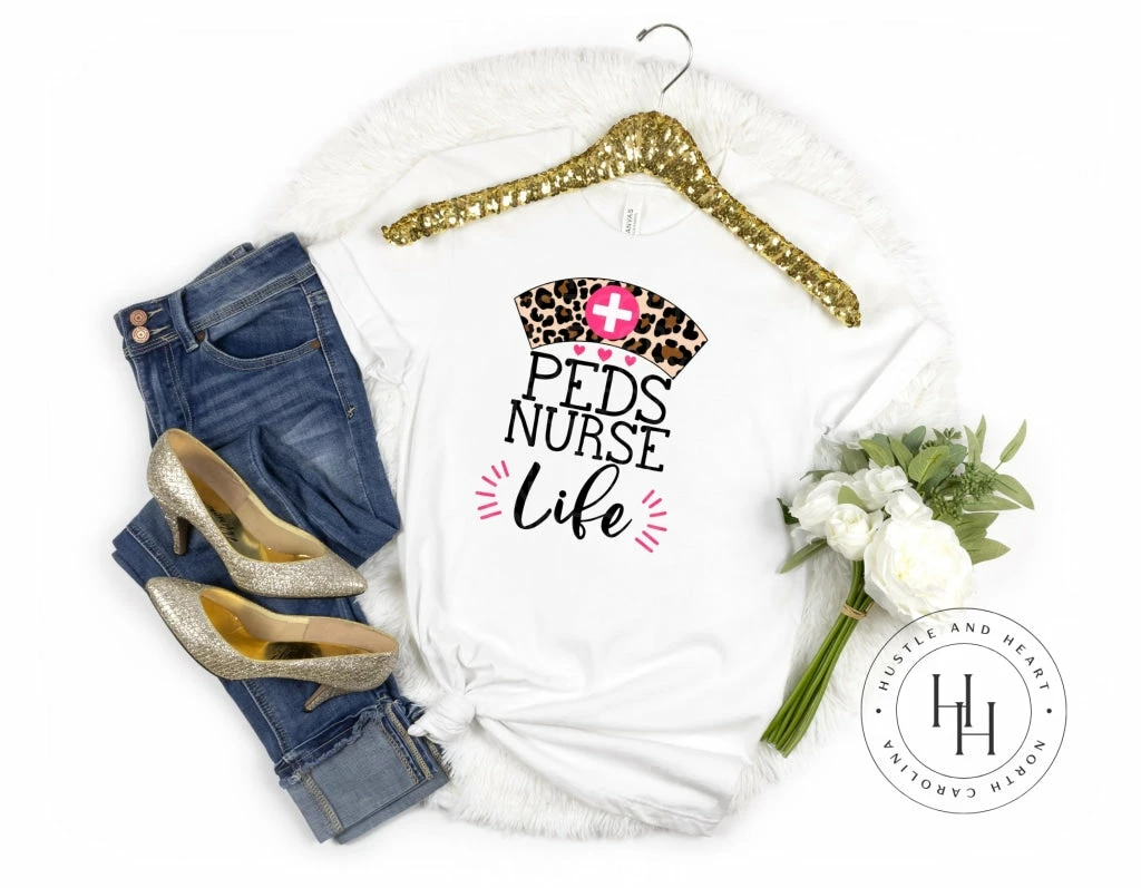 Hustle & Heart NC Transfers Nurse Life Leopard Hat - SUBLIMATION TRANSFER