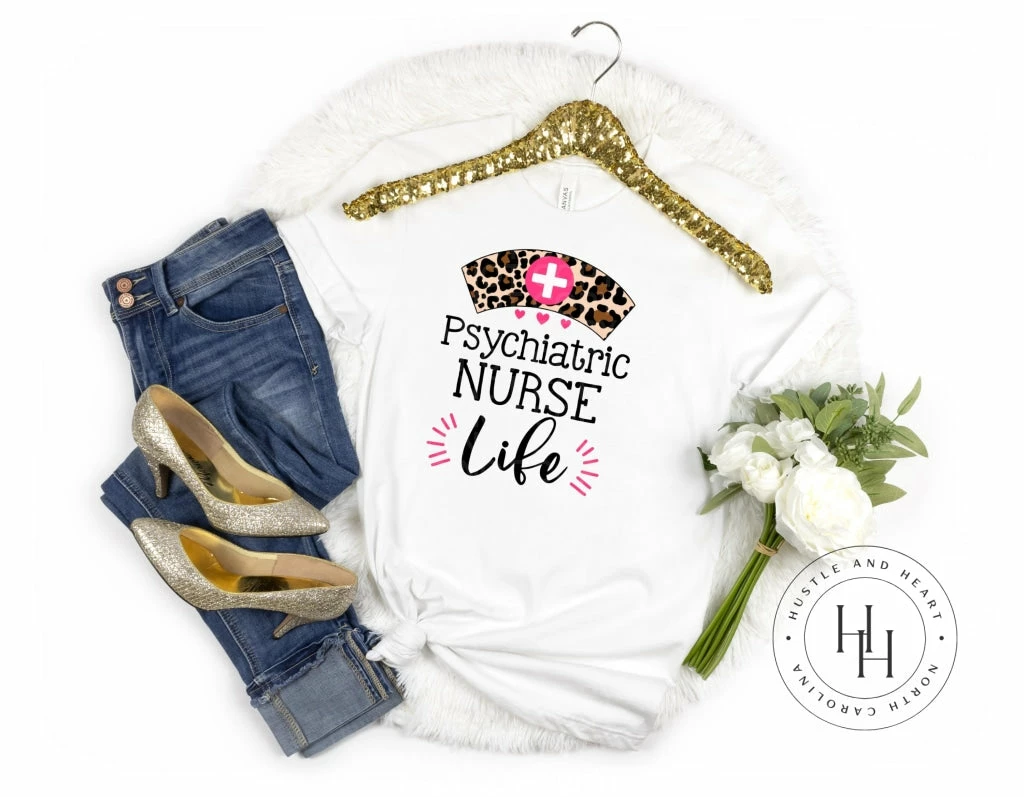 Hustle & Heart NC Transfers Nurse Life Leopard Hat - SUBLIMATION TRANSFER