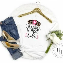 Hustle & Heart NC Transfers Nurse Life Leopard Hat - SUBLIMATION TRANSFER