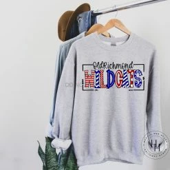 Hustle & Heart NC Old Richmond Wildcats Doodle Graphic Tee