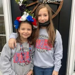 Hustle & Heart NC Old Richmond Wildcats Grey Leopard