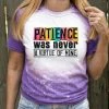 Hustle & Heart NC Patience Was Never A Virtue Of Mine - SUBLIMATION TRANSFER