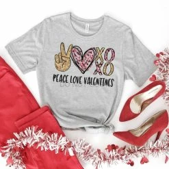 Hustle & Heart NC Peace Love Valentines Valentine's Day