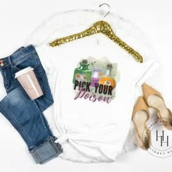 Hustle & Heart NC Pick Your Poison - SUBLIMATION TRANSFER Transfers