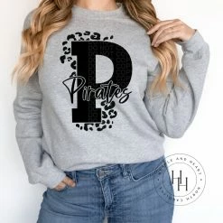 Hustle & Heart NC Transfers Pirates Black Leopard Screenprint Transfer Preorder Ends 10/9