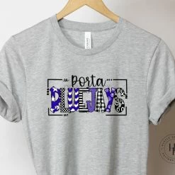 Hustle & Heart NC Porta Bluejays Doodle Graphic Tee