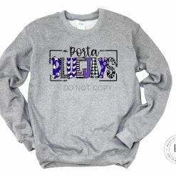 Hustle & Heart NC Porta Bluejays Doodle Graphic Tee