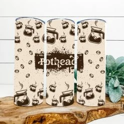 Hustle & Heart NC Tumbler Of The Week Pot Head Completed 20oz Skinny Tumbler