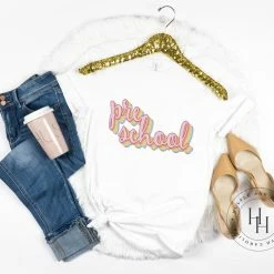 Hustle & Heart NC Transfers Pre School Retro - SUBLIMATION TRANSFER