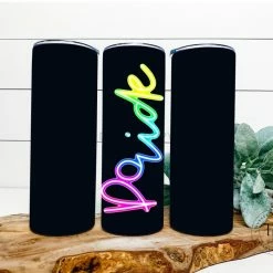 Hustle & Heart NC Tumbler Of The Week Pride Completed 20oz Skinny Tumbler